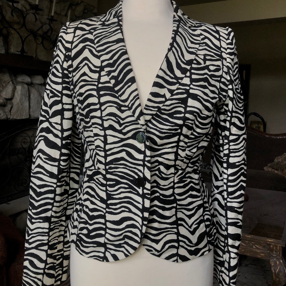 Calvin Klein Animal Print Blazer